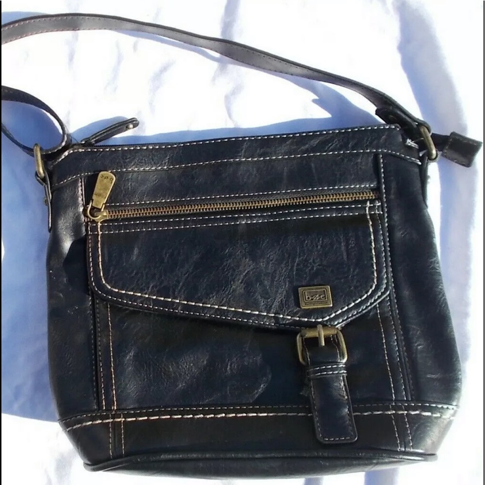 BOC Born Black Faux Leather Crossbody purse